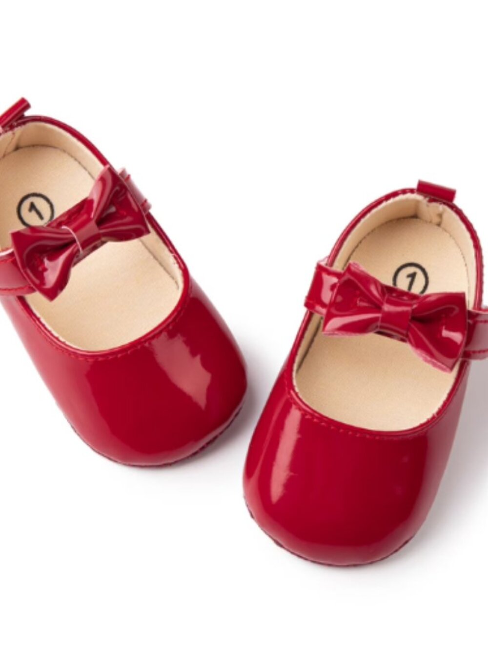 Bonario Baby Girls Shoes Infant Mary Jane Dress Bowknot Princess Crib Flats - Picture 2 of 2